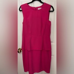 Calvin Klein Peplum Dress